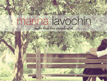 Tablet Screenshot of marinalavochin.com